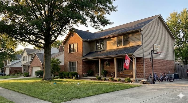 Roofing project in Lancaster, Ohio