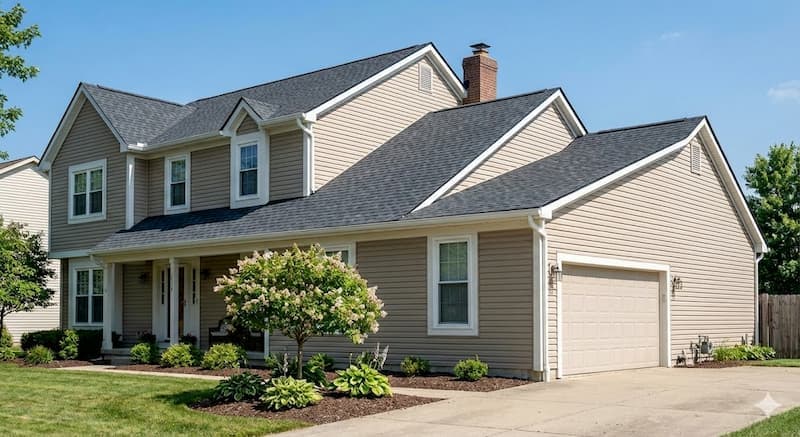 Roofing project in Pickerington, Ohio